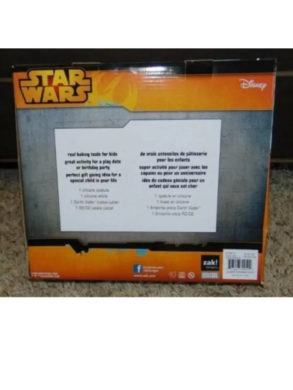 Kids Disney Star Wars Tiny Chef Baking Set 4 Pc Zak Cooking Kit Pretend Play